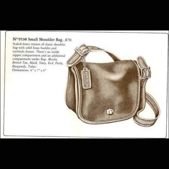 Vintage Coach Small Shoulder Bag №9530 in Putty - Picture 10 of 10